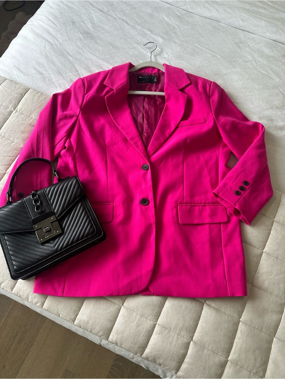 ASOS Fuchsia Single-Breasted Tailored Blazer